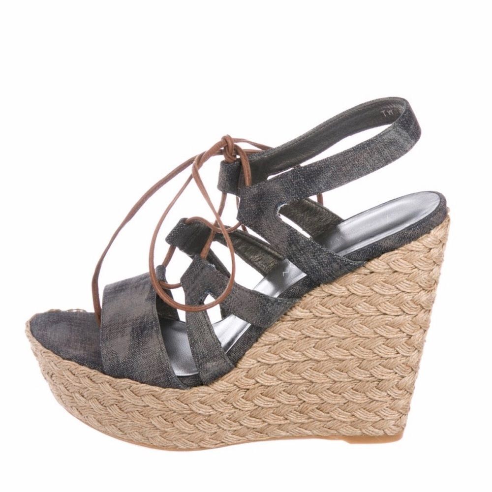 COPY - Stuart Weitzman Tiegirl Platform Wedges